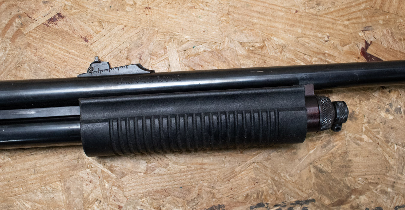 REMINGTON 870 Wingmaster 12 Gauge Police Trade-In Shotgun with Speedfeed Stock