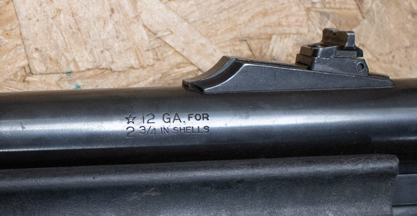REMINGTON 870 Wingmaster 12 Gauge Police Trade-In Shotgun with Speedfeed Stock