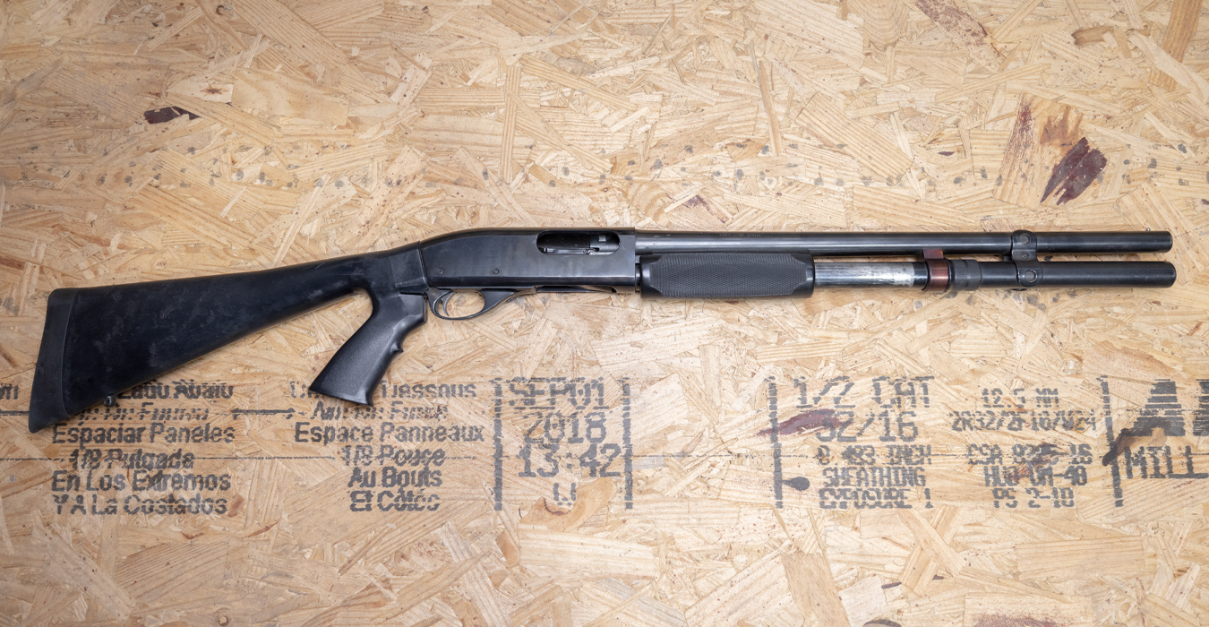 REMINGTON 870 Wingmaster 12 Gauge Police Trade-In Shotgun with Extended Magazine