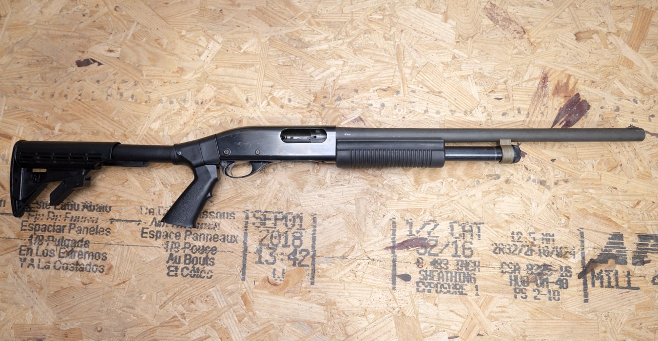 REMINGTON 870 Wingmaster 12 Gauge Police Trade-In Shotgun with Telescoping Stock