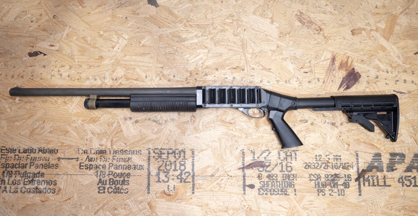 REMINGTON 870 Wingmaster 12 Gauge Police Trade-In Shotgun with Telescoping Stock