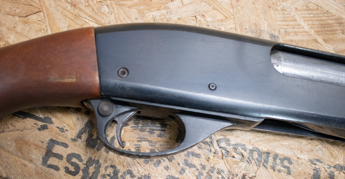 REMINGTON 870 Wingmaster 12 Gauge Police Trade-In Shotgun with Wood Stock