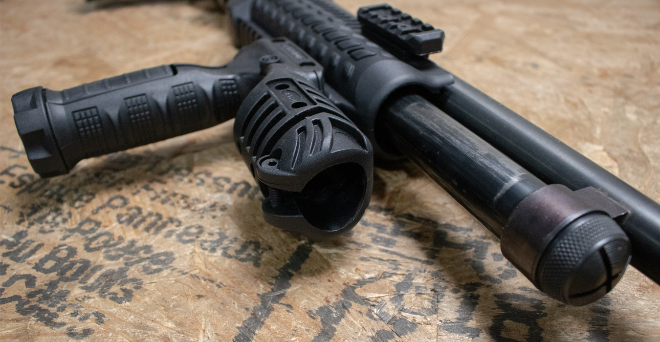 REMINGTON 870 Wingmaster 12 Gauge Police Trade-In Shotgun with Scope Base and Telescoping Stock