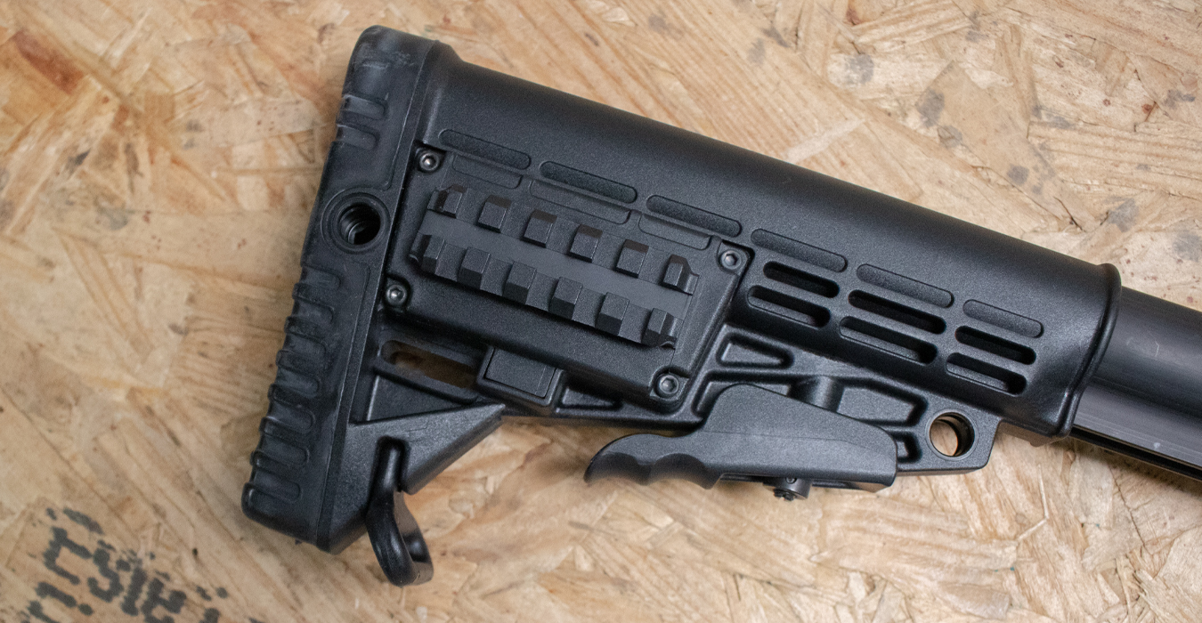 REMINGTON 870 Wingmaster 12 Gauge Police Trade-In Shotgun with Scope Base and Telescoping Stock