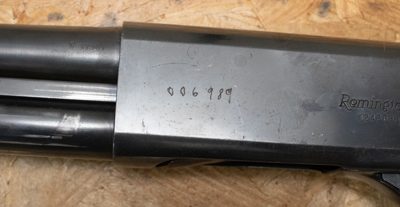 REMINGTON 870 Wingmaster 12 Gauge Police Trade-In Shotgun with Wood Stock