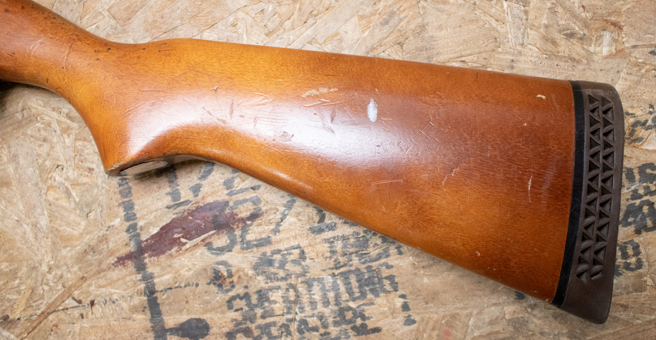 REMINGTON 870 Wingmaster 12 Gauge Police Trade-In Shotgun with Wood Stock