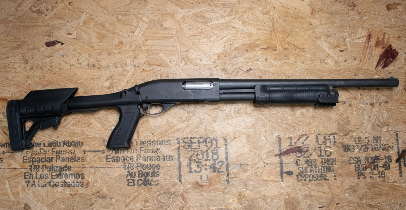 REMINGTON 870 Magnum 12 Gauge Police Trade-In Shotgun with Telescoping Stock