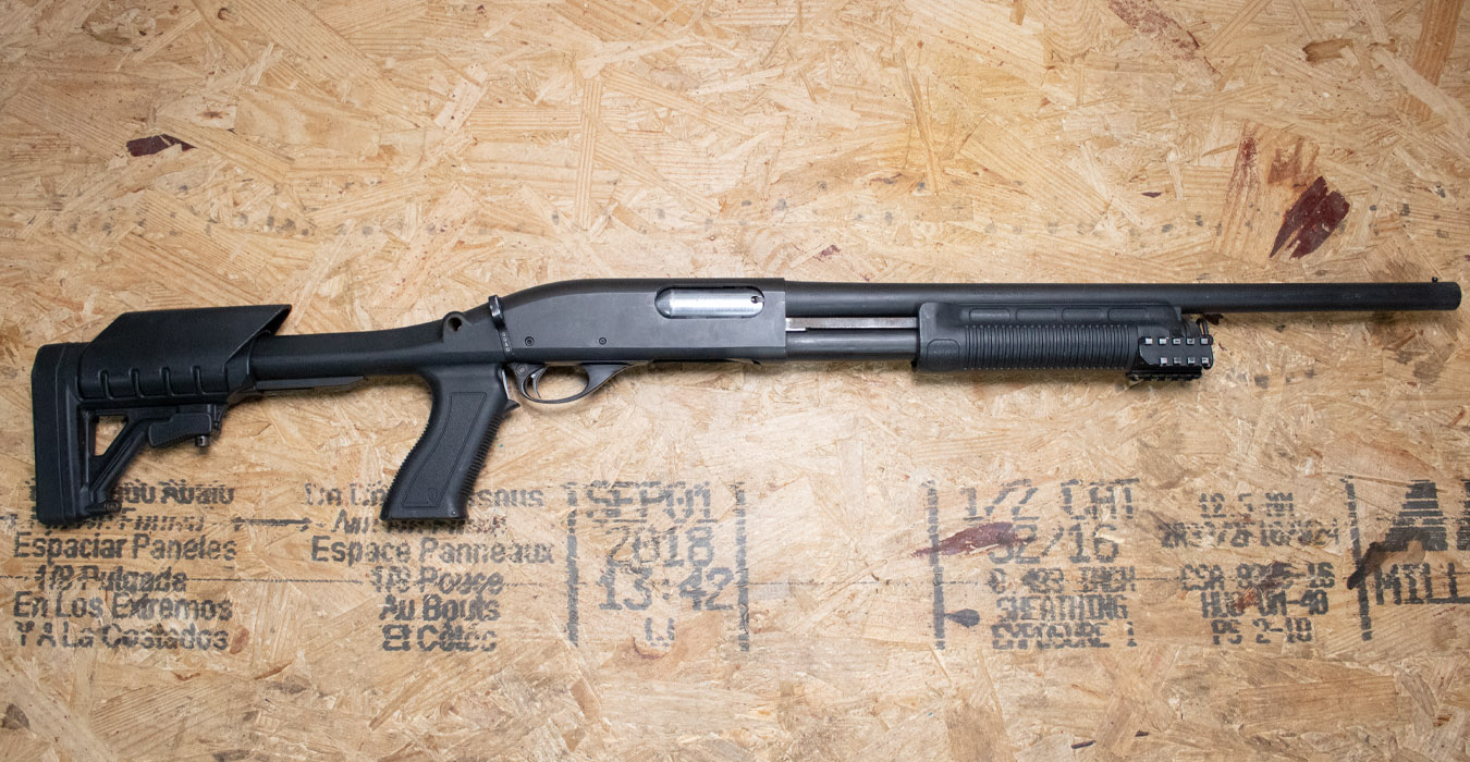 REMINGTON 870 Magnum 12 Gauge Police Trade-In Shotgun with Telescoping Stock