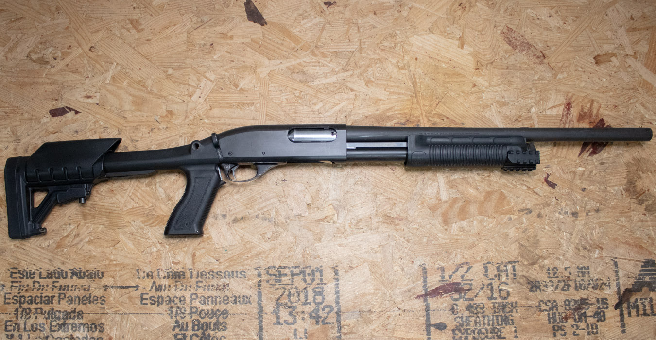 REMINGTON 870 Magnum 12 Gauge Police Trade-In Shotgun with Telescoping Stock
