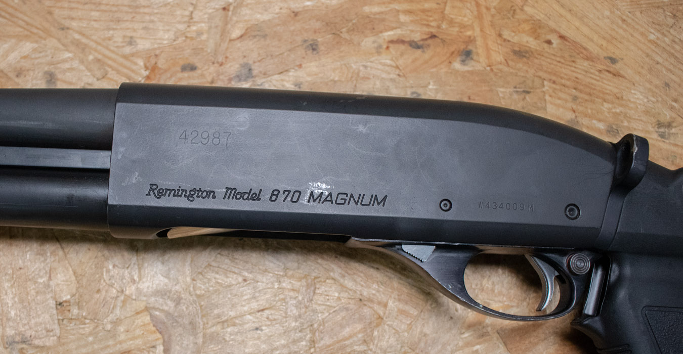 REMINGTON 870 Magnum 12 Gauge Police Trade-In Shotgun with Telescoping Stock