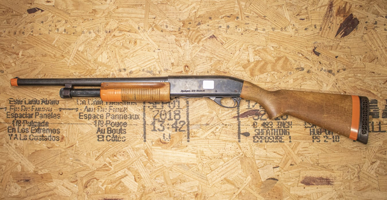 REMINGTON 870 Magnum 12 Gauge Police Trade-In Pump Shotgun