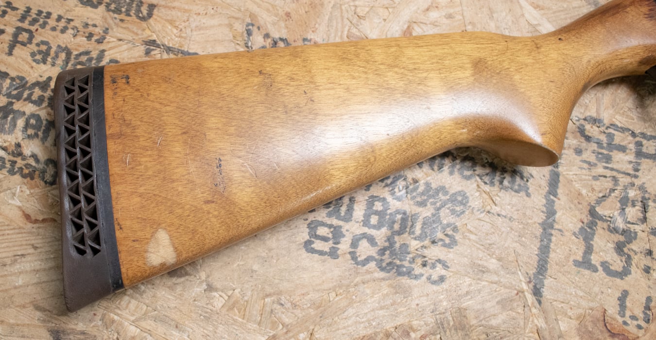 REMINGTON 870 Magnum 12 Gauge Police Trade-In Shotgun with Extended Magazine, Wood Stock