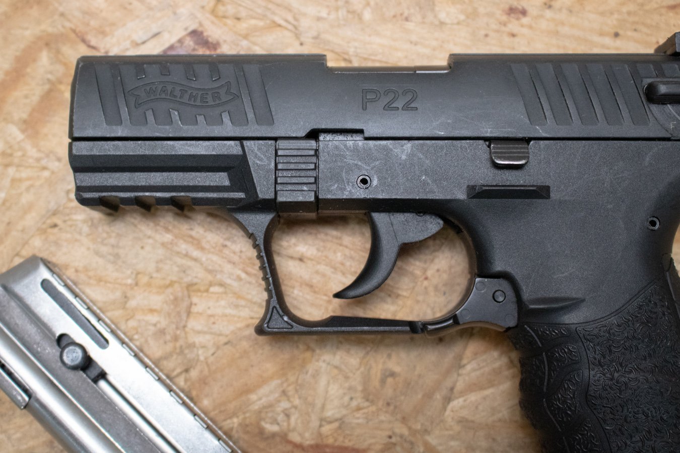 WALTHER P22Q 22 LR Police Trade-In Pistol with Threaded Barrel