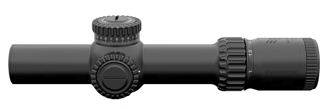 SWAMPFOX OPTICS WARHORSE LPVO 1-6X24MM FFP ILLUMINATED RIFLE SCOPE