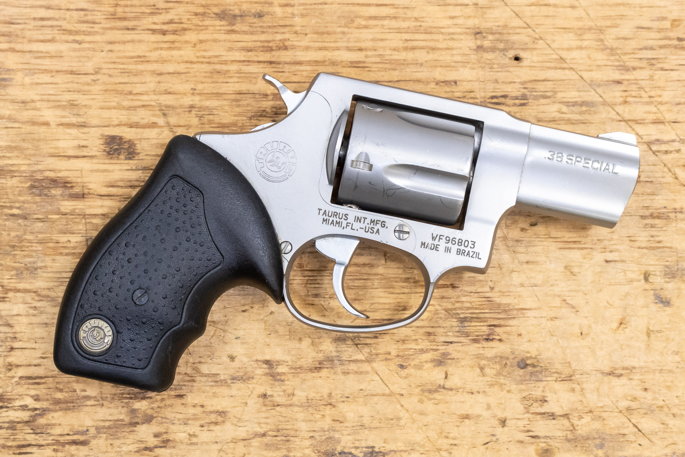 TAURUS 85 38 Special Stainless 5-Shot Used Trade-in Revolver 