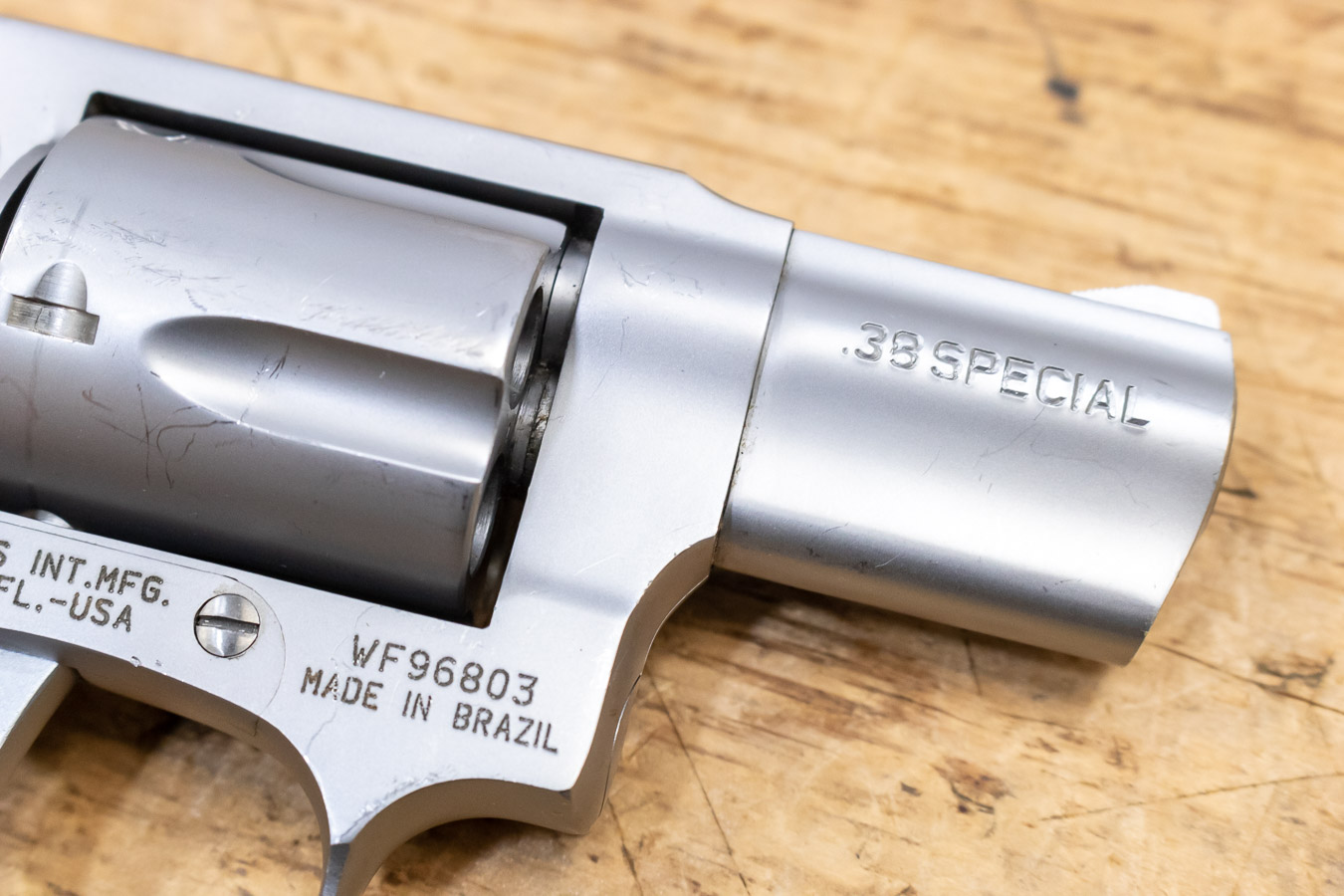 TAURUS 85 38 Special Stainless 5-Shot Used Trade-in Revolver 