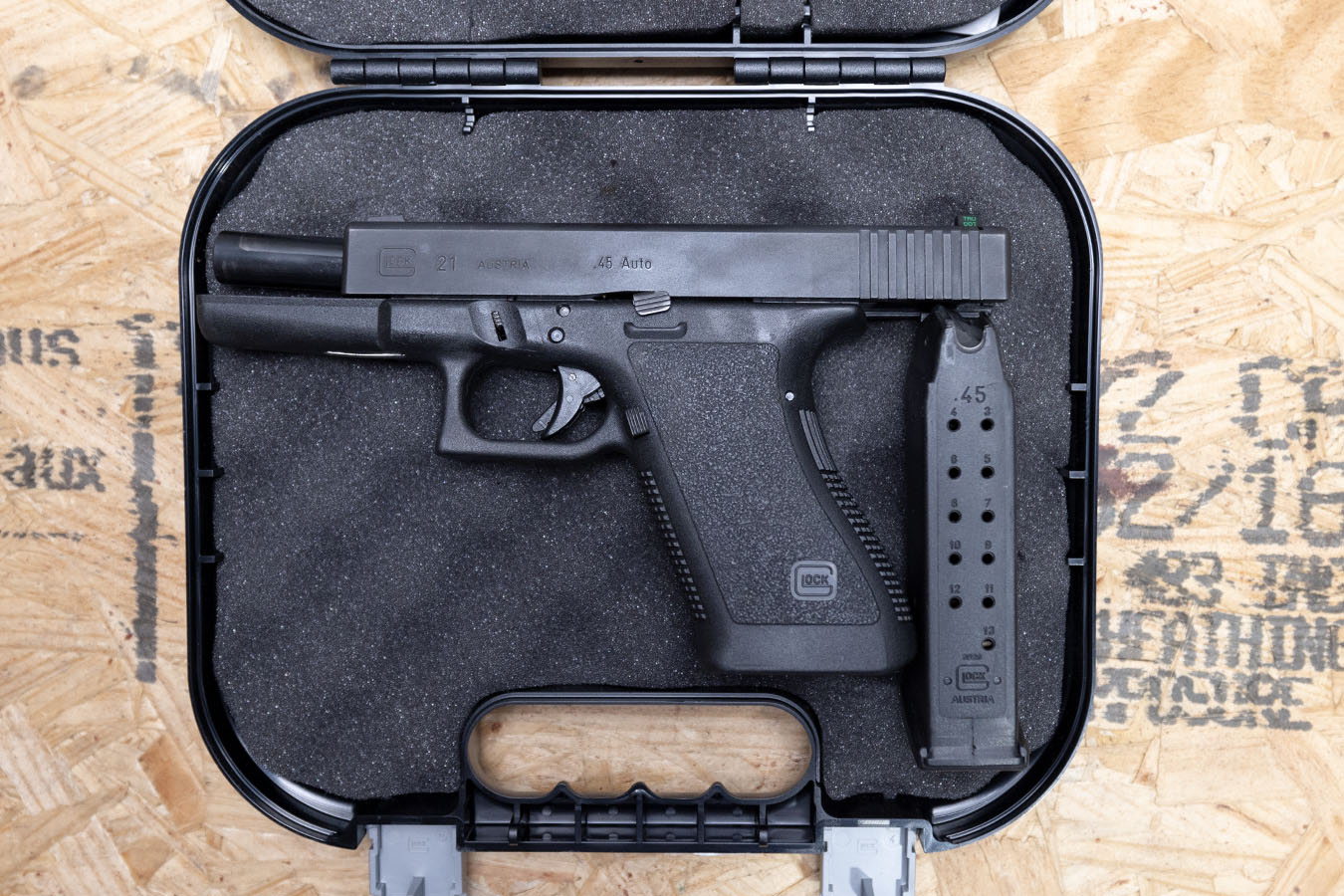 GLOCK 21 Gen2 45ACP Police Trade-In Pistol with Case