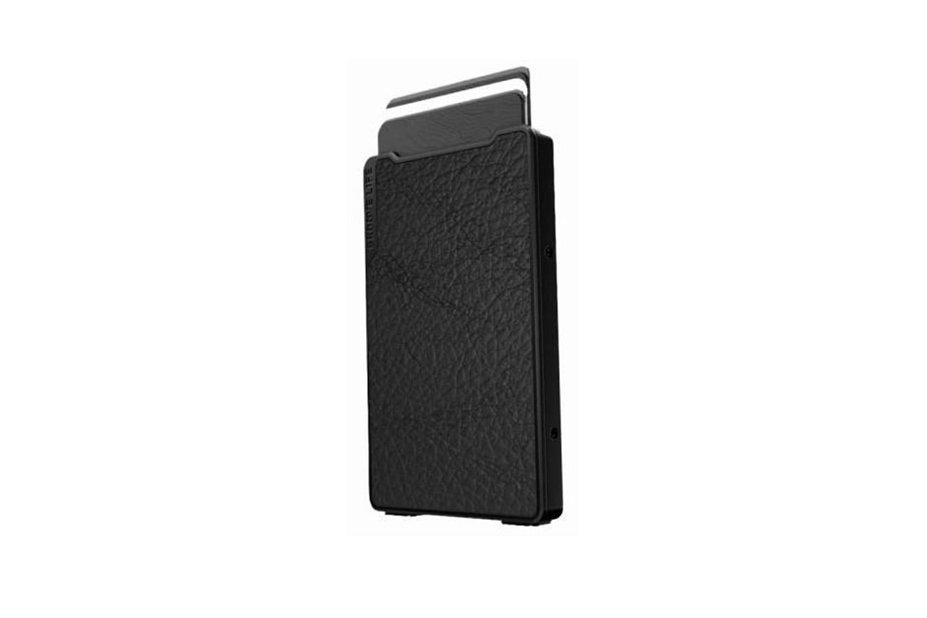 Groove Life Black and Black with Nano Leather Wallet 3.0