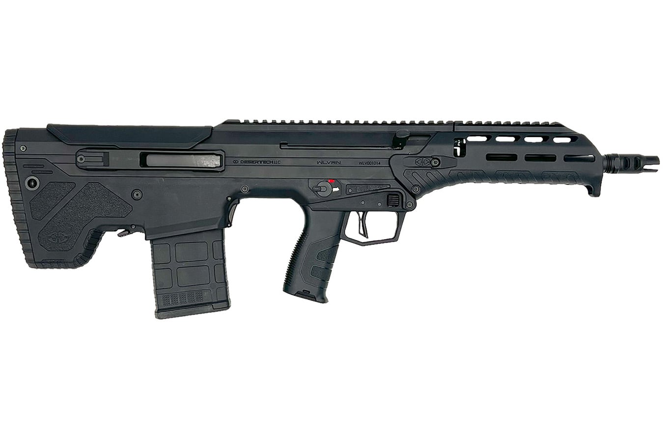 Desert Tech WLVRN 5.56 NATO Semi-Auto Rifle with Black Polymer Chassis 
