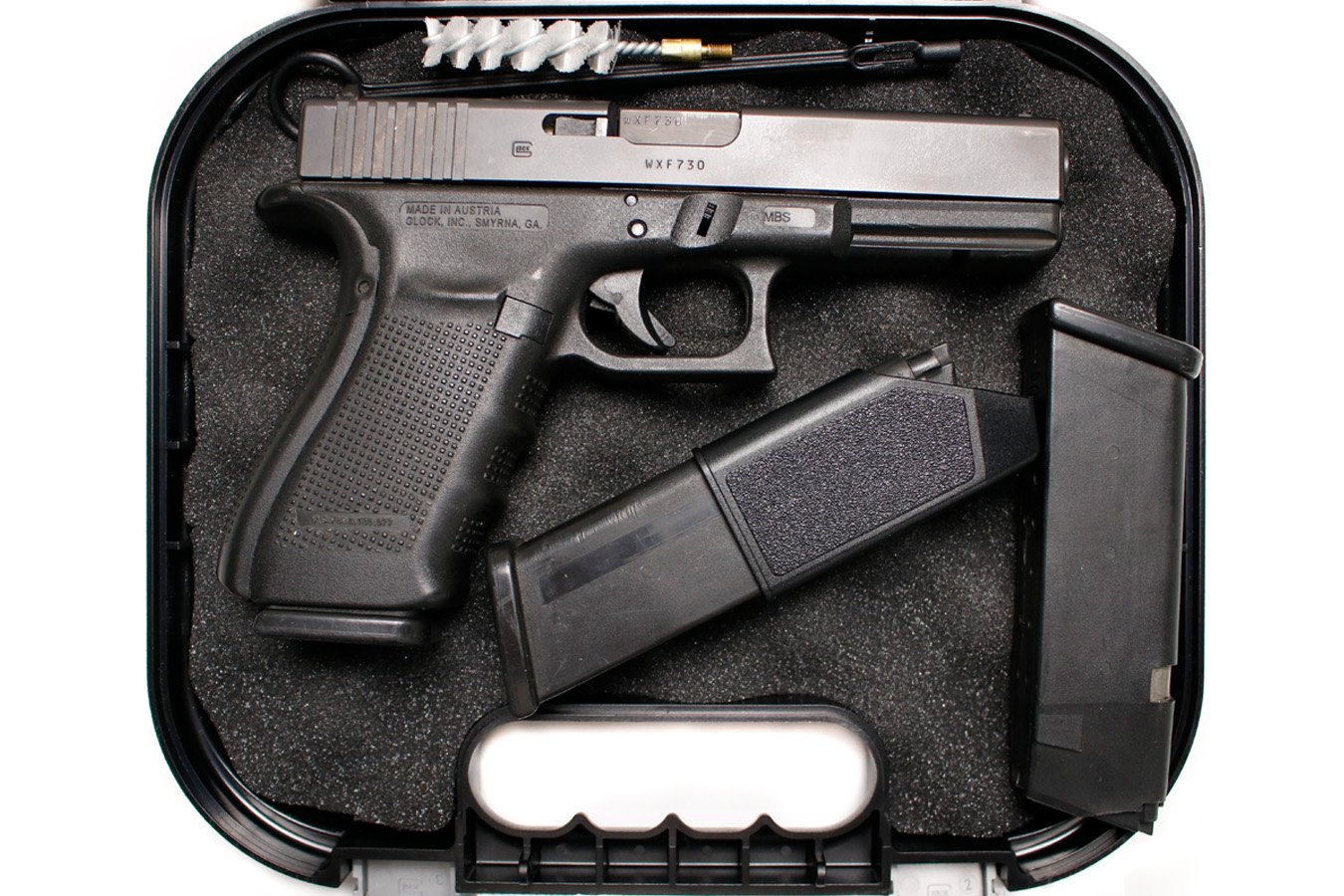 GLOCK 21 Gen4 45 ACP Police Trade-In Pistol with Three Magazines and Original Box