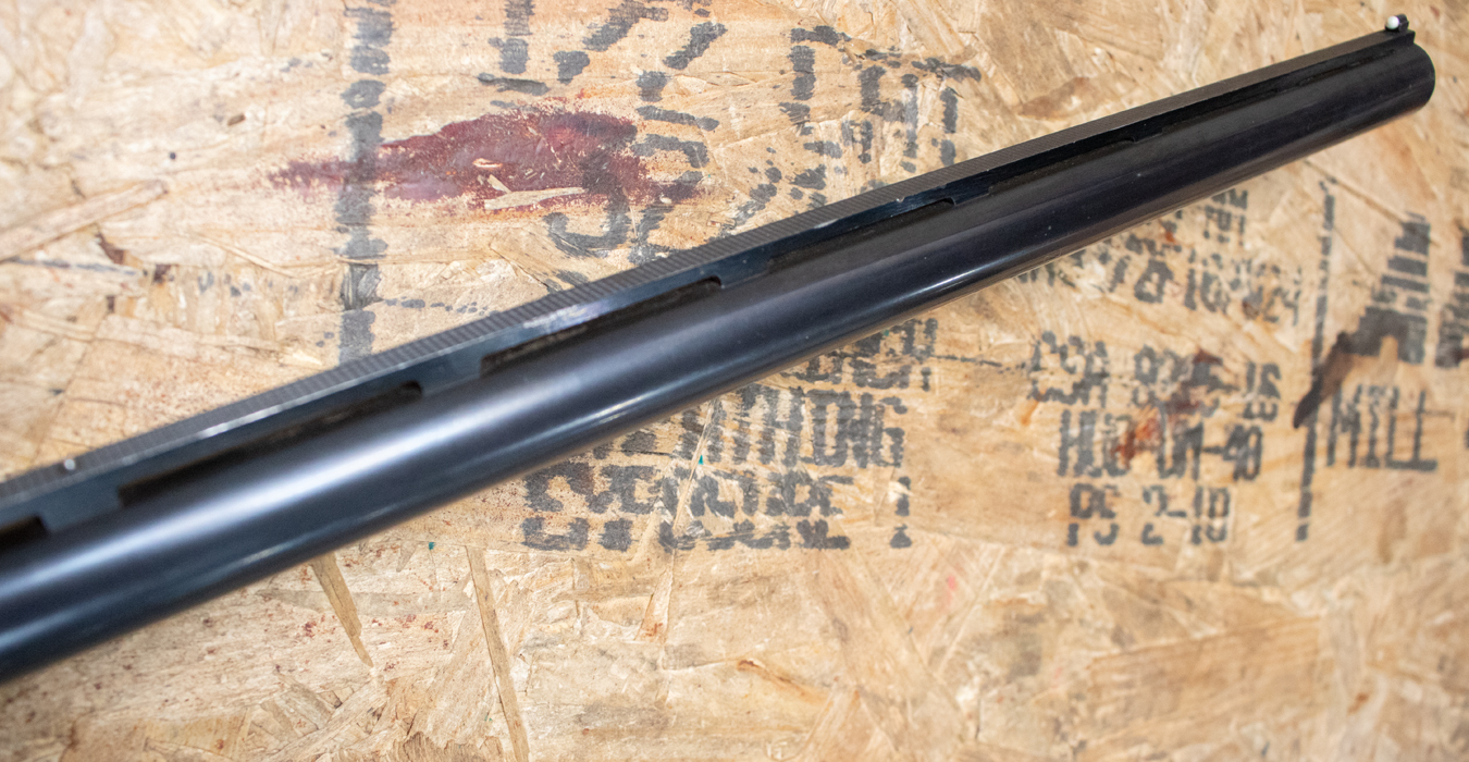 REMINGTON 870 Wingmaster Magnum 12 Gauge Police Trade-In Shotgun with Ribbed Barrel