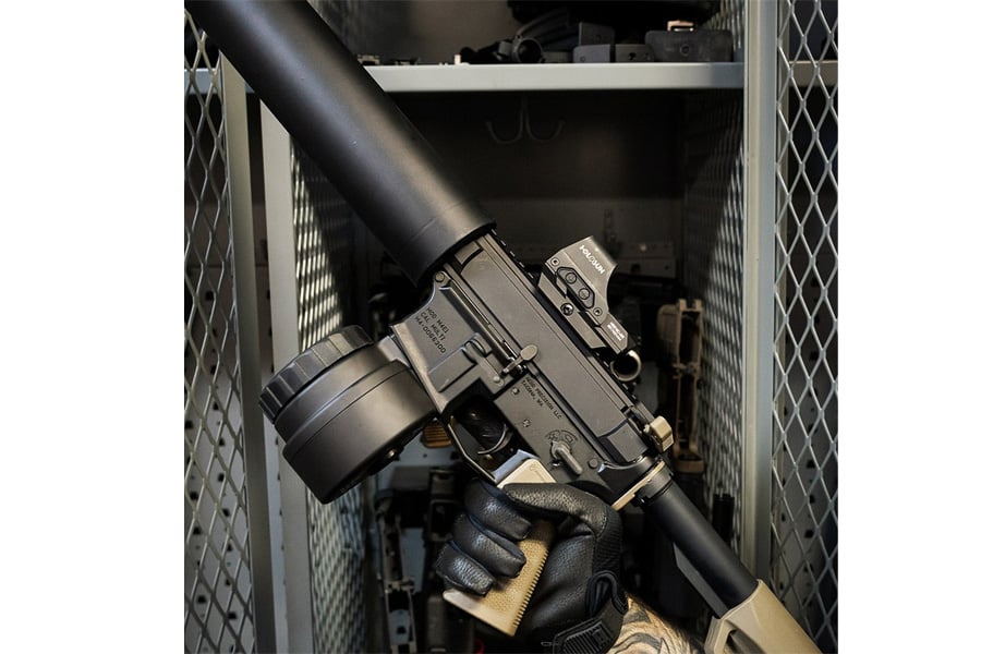X PRODUCTS Can Cannon Soda Can Launcher for AR-15/M16 Rifles (Black)