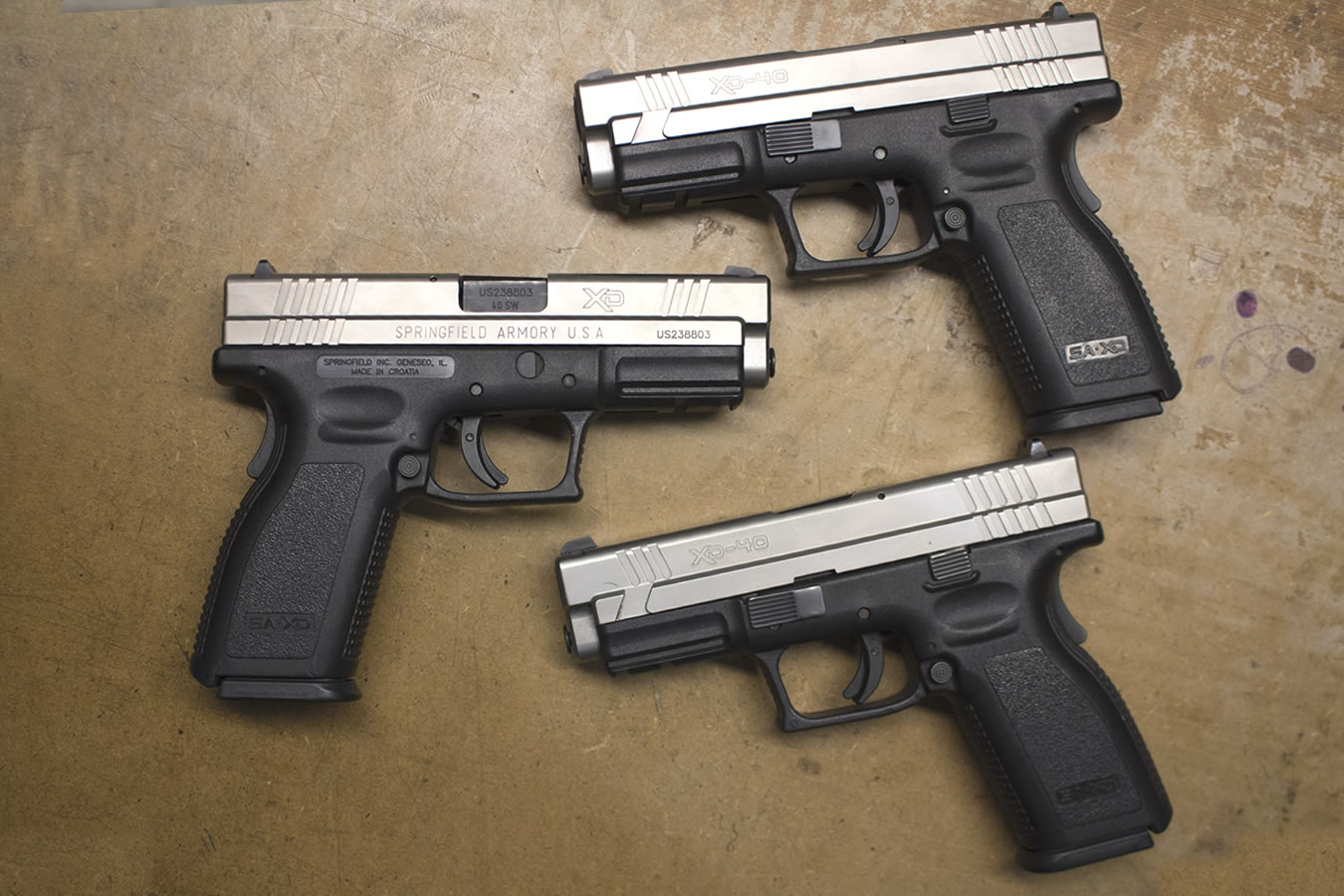 SPRINGFIELD XD-40 40 S&W Bi-Tone Police Trade-ins (Very Good Condition)