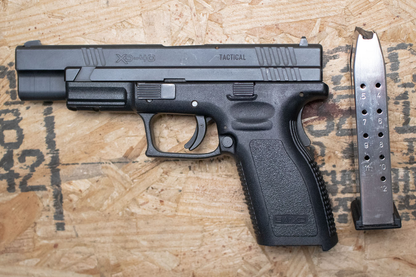 SPRINGFIELD XD-40 Tactical 40 S&W Police Trade-In Pistol