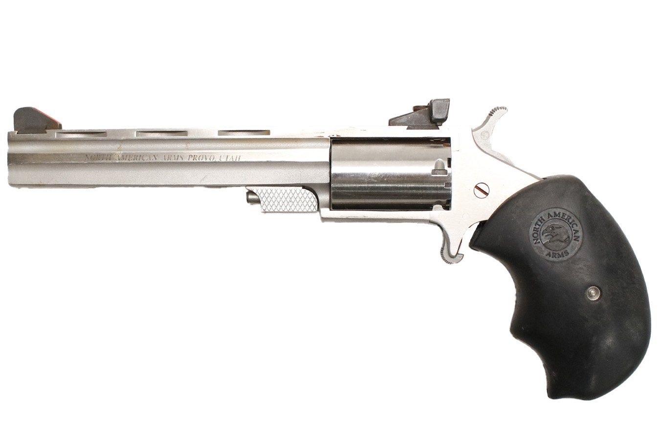 NORTH AMERICAN ARMS Mini-Master 22 WMR (Magnum) Police Trade-in Revolver