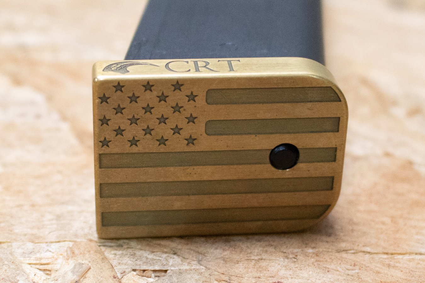 GLOCK 19 Gen4 9mm Police Trade-In Pistol with Gold-Colored Accents