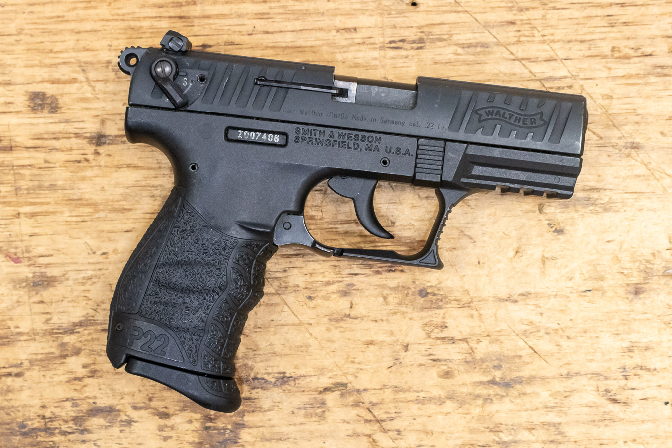 WALTHER P22 22 LR Police Trade-in Pistol 