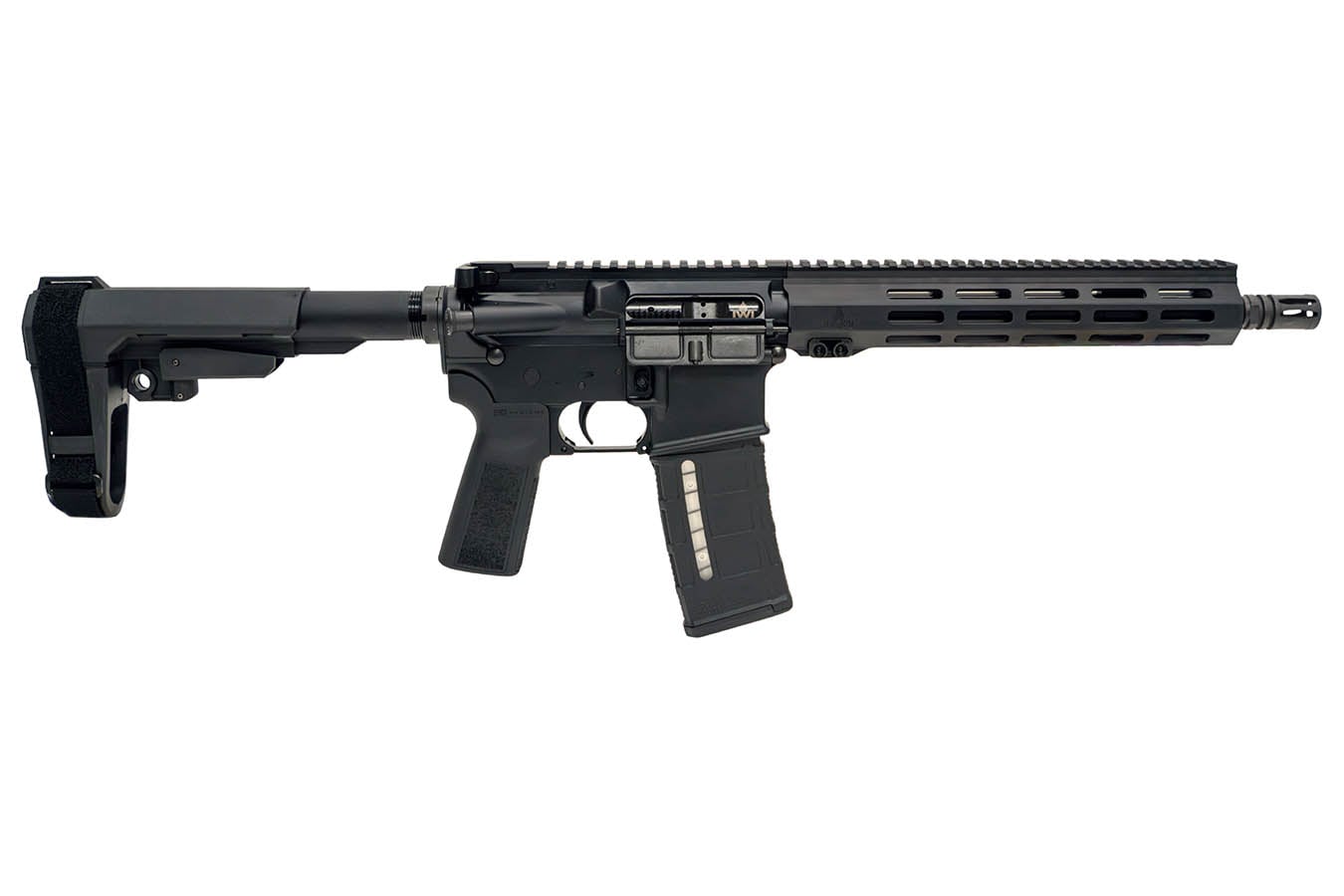 IWI Zion-15 5.56mm AR-15 Pistol with 11.5 Inch Barrel and Mil Spec 6 Position Buffer Tube