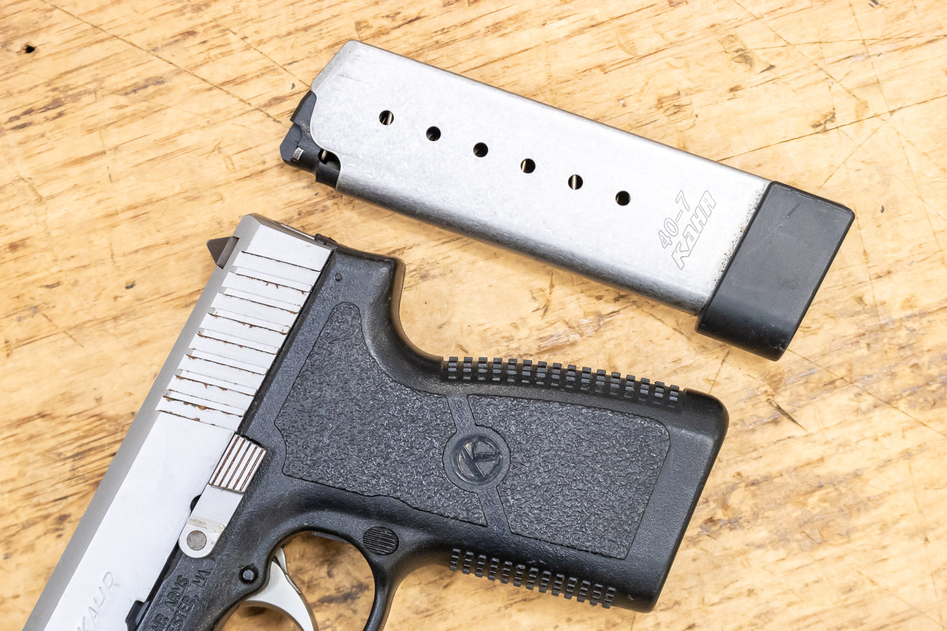 KAHR ARMS CW40 40 S&W Police Trade-in Pistol with 7-Round Magazine