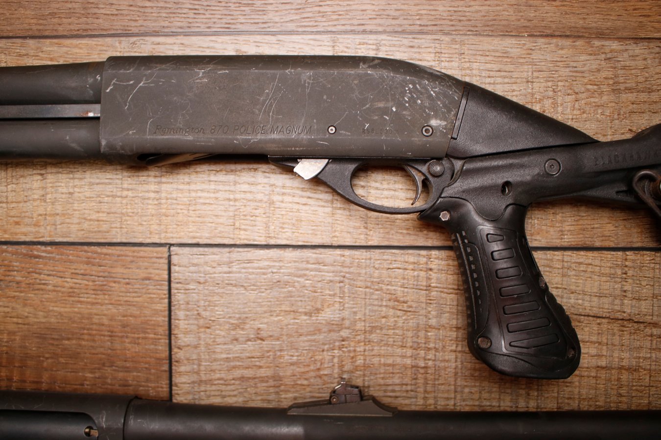 REMINGTON 870 Police Magnum 12GA Police Trade-In Shotguns with Pistol Grip and Rifle Sights