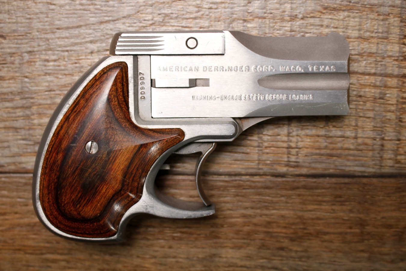 AMERICAN DERRINGER DA38 38 Special Police Trade-in Derringer with 3 Inch Barrel