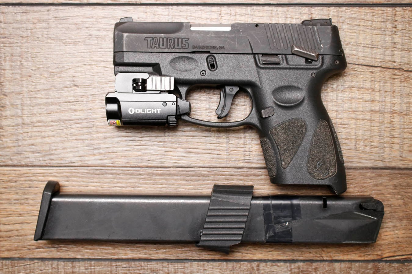 TAURUS G2C 9mm Police Trade-In Pistol with Flashlight