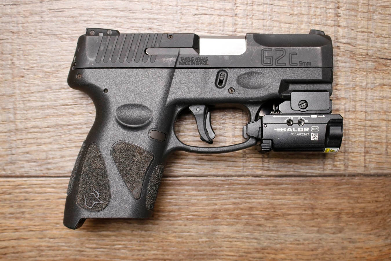 TAURUS G2C 9mm Police Trade-In Pistol with Flashlight