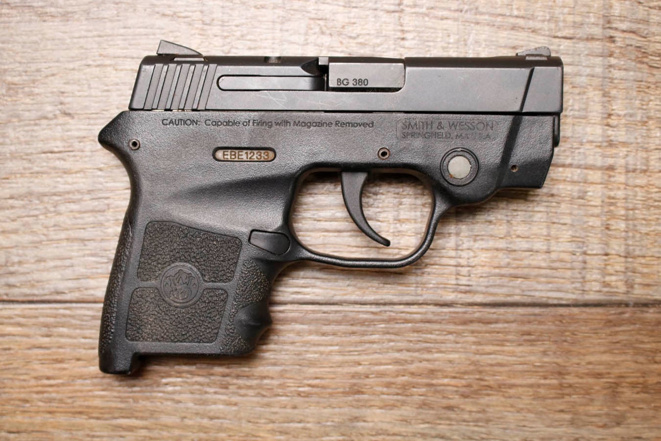 SMITH AND WESSON Bodyguard380 380 ACP Police Trade-In Pistol with Laser (No Magazine)