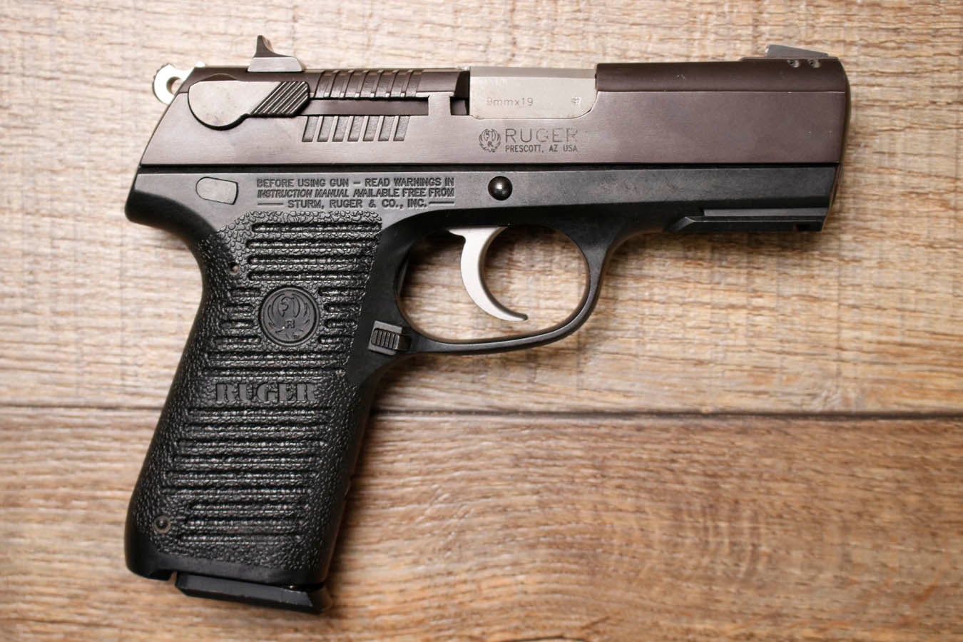 RUGER P95 9mm Police Trade-In Pistol with Original Box and 2 Magazines