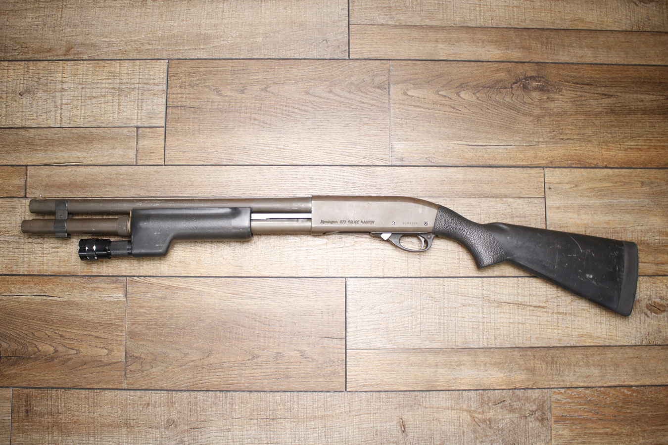 REMINGTON 870 Police Magnum 12GA Police Trade-In Shotgun with Flashlight Forend