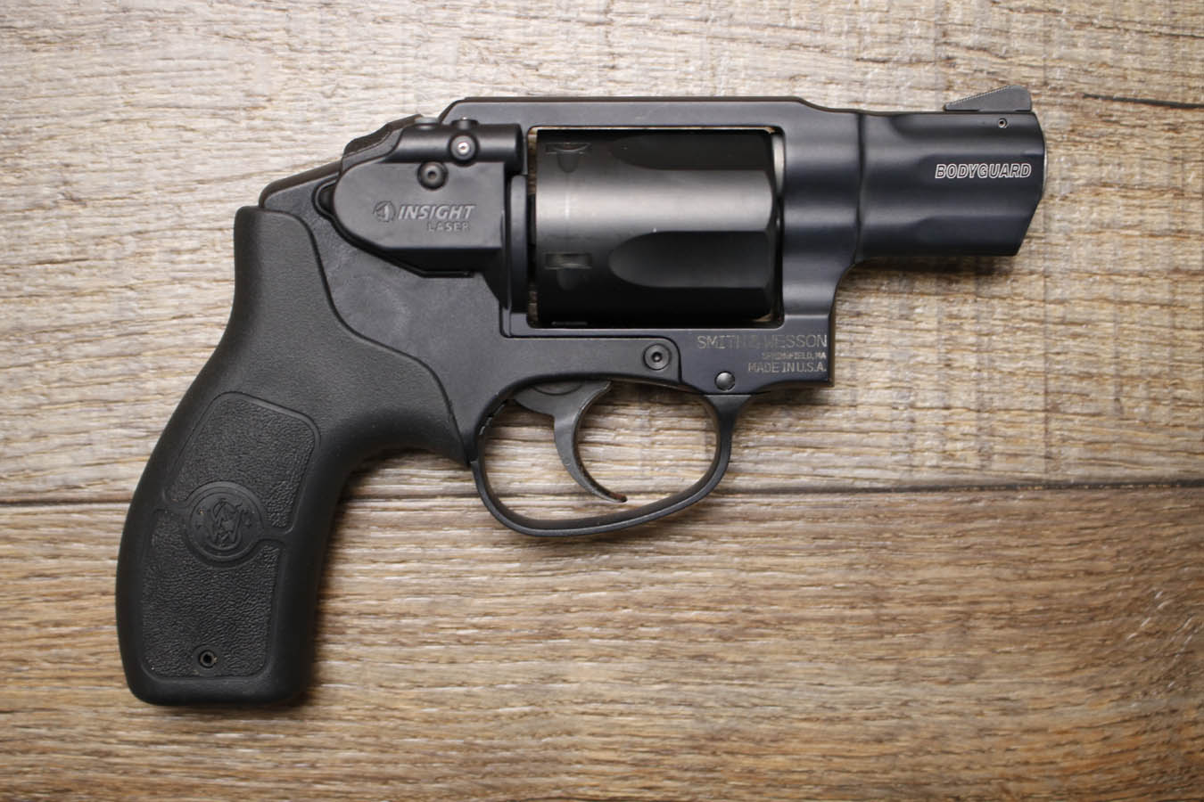 SMITH AND WESSON Bodyguard 38 Special Police Trade-In Revolver with Insight Laser