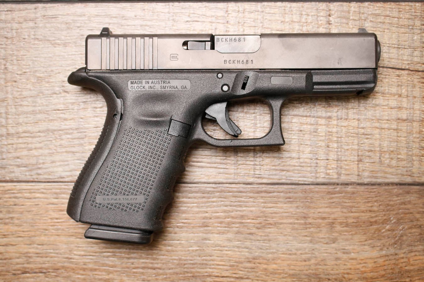 GLOCK 19 Gen 4 9mm Police Trade-In Pistol