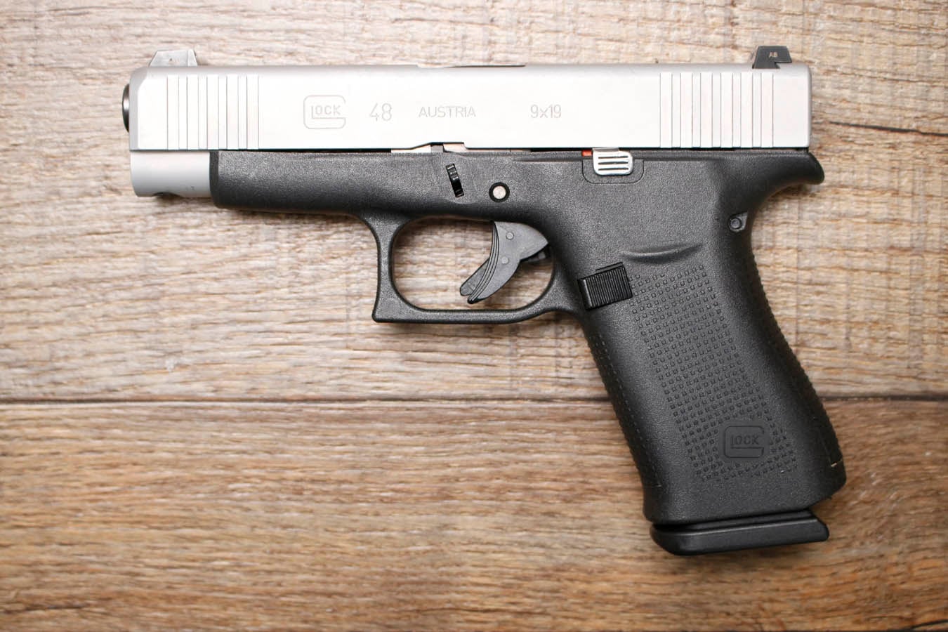 GLOCK 48 9mm Police Trade-In Pistol with Stainless Slide