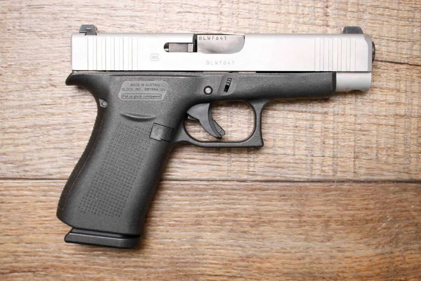 GLOCK 48 9mm Police Trade-In Pistol with Stainless Slide