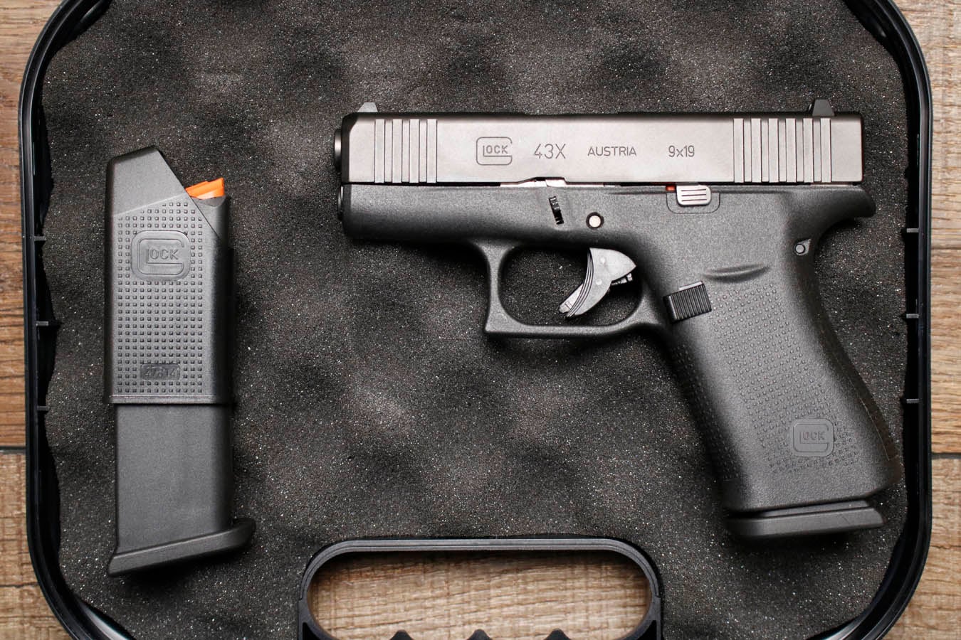 GLOCK 43X 9mm Police Trade-In Pistol with Two Magazines