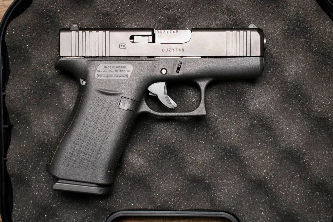 GLOCK 43X 9mm Police Trade-In Pistol with Two Magazines