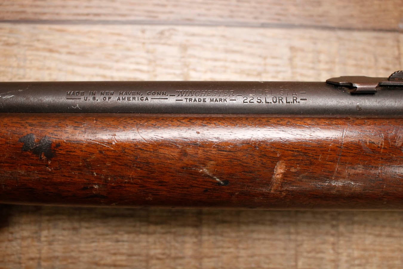WINCHESTER FIREARMS 67A 22 S,L,LR Police Trade-In Rifle