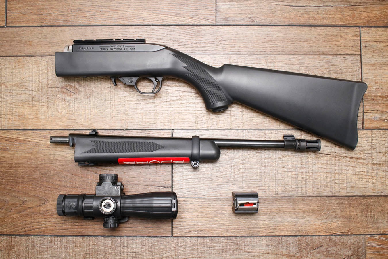 RUGER 10/22 Takedown 22LR Police Trade-In Rifle with Scope