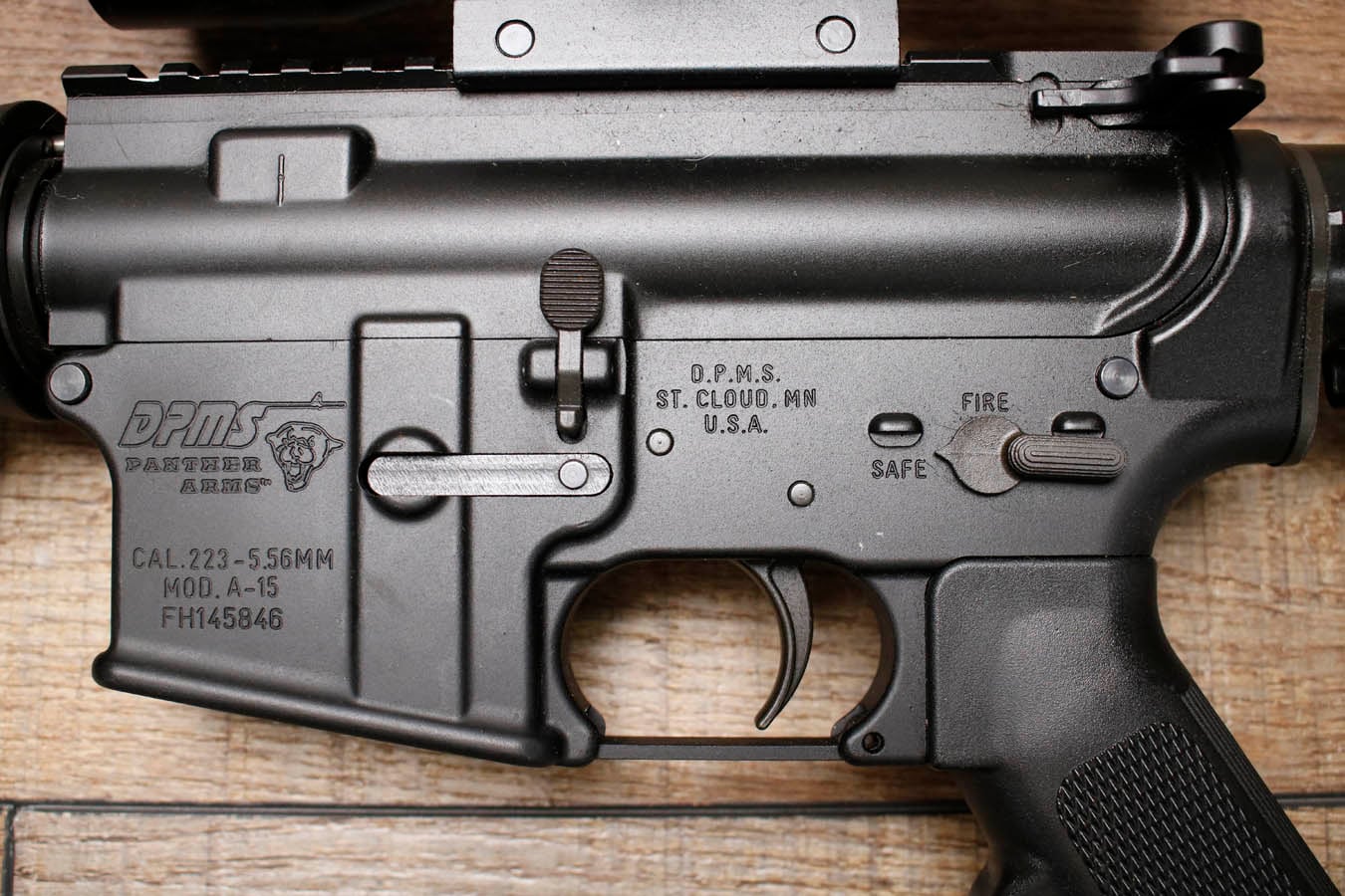 DPMS INC A-15 5.56mm Police Trade-In Rifle with Scope (No Magazine)