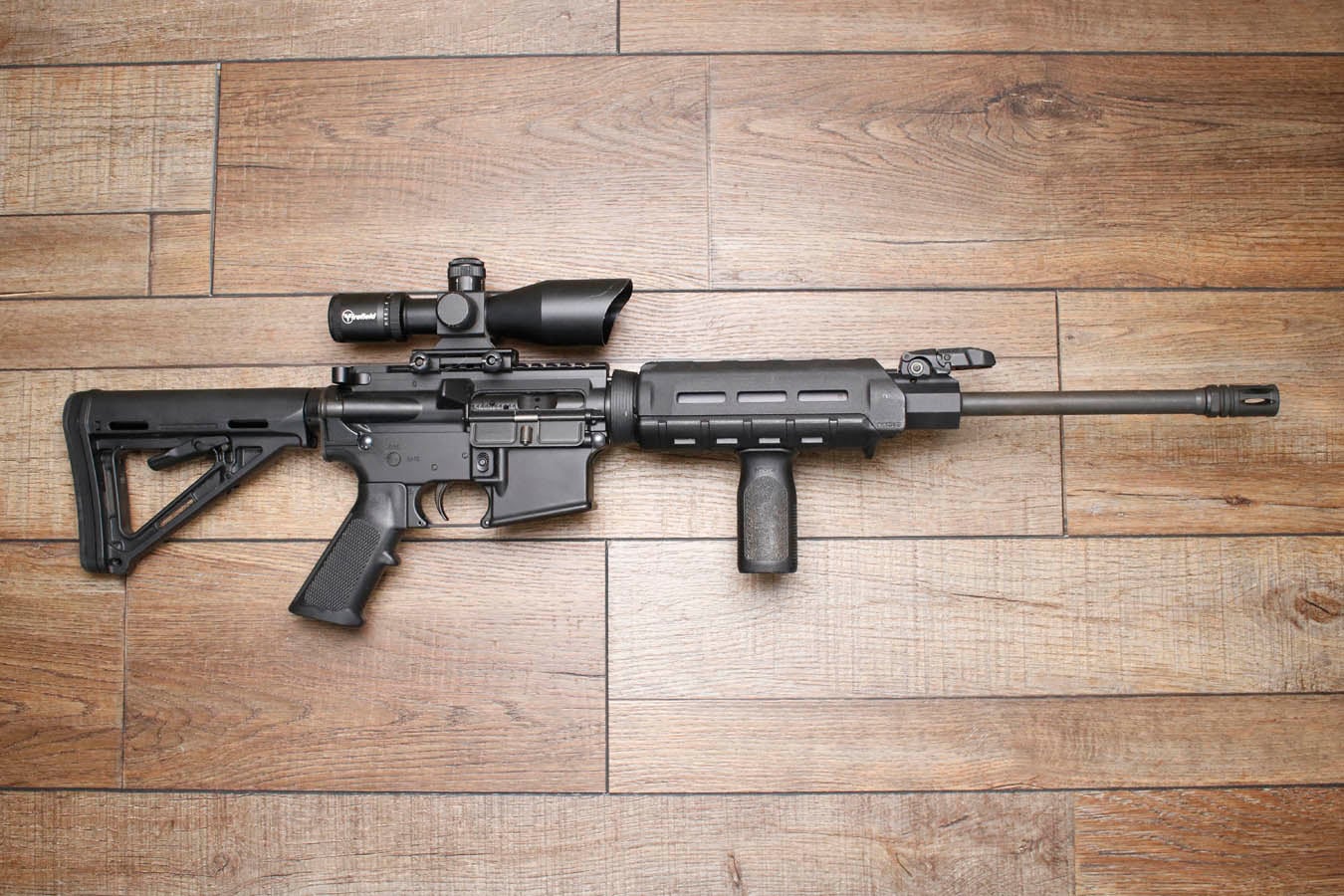 DPMS INC A-15 5.56mm Police Trade-In Rifle with Scope (No Magazine)
